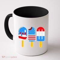 Cute American Flag Popsicles  Coffee Mug thumb 0