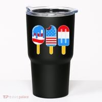 Cute American Flag Popsicles  Tumbler thumb 0