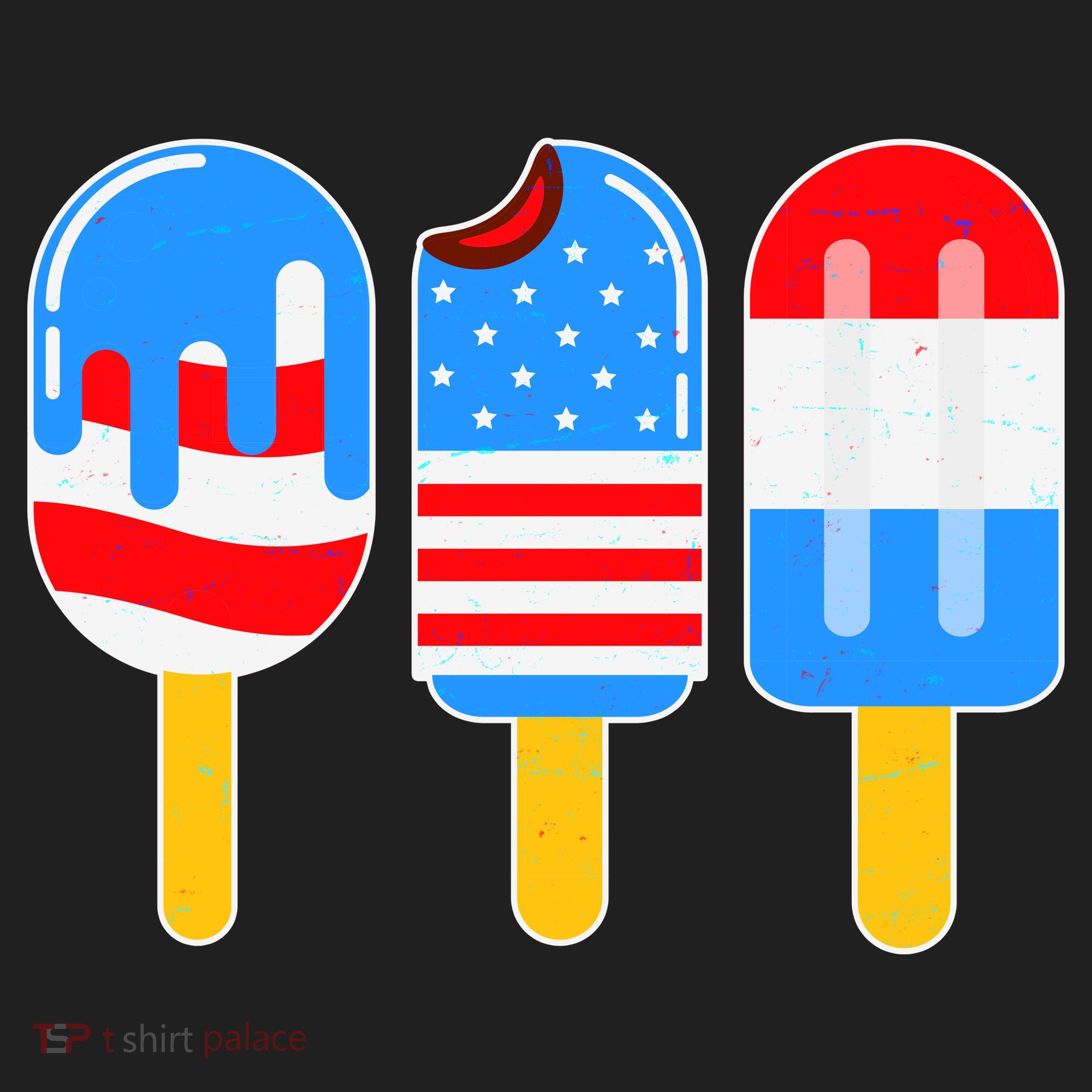Cute American Flag Popsicles  Tumbler