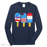 Cute American Flag Popsicles  Long Sleeve Shirt thumb 0