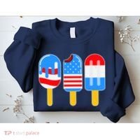 Cute American Flag Popsicles  Sweatshirt thumb 2