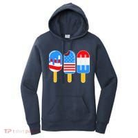 Cute American Flag Popsicles  Women's Hoodie thumb 0