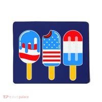 Cute American Flag Popsicles  Mousepad thumb 0
