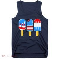 Cute American Flag Popsicles  Tank Top thumb 0