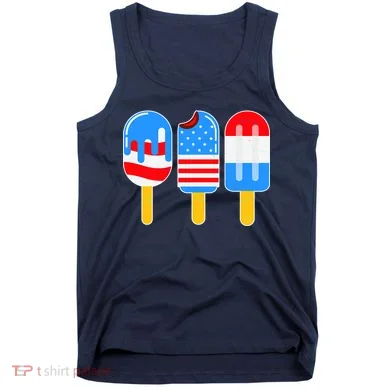 Cute American Flag Popsicles  Tank Top