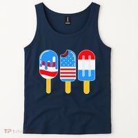 Cute American Flag Popsicles  Tank Top thumb 2