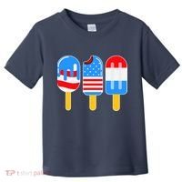 Cute American Flag Popsicles  Toddler T-Shirt thumb 0