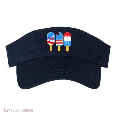 Cute American Flag Popsicles  Visor