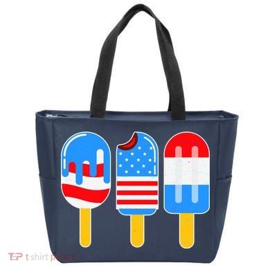 Cute American Flag Popsicles  Tote Bag