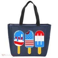 Cute American Flag Popsicles  Tote Bag thumb 0