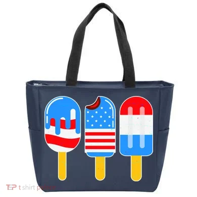 Cute American Flag Popsicles  Tote Bag