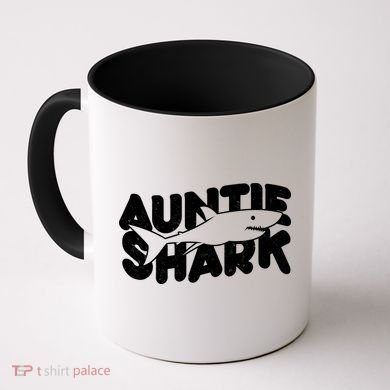 Cute Auntie Shark Coffee Mug