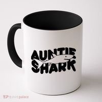 Cute Auntie Shark Coffee Mug thumb 0