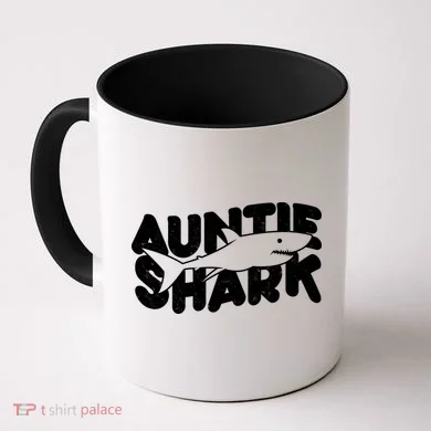 Cute Auntie Shark Coffee Mug