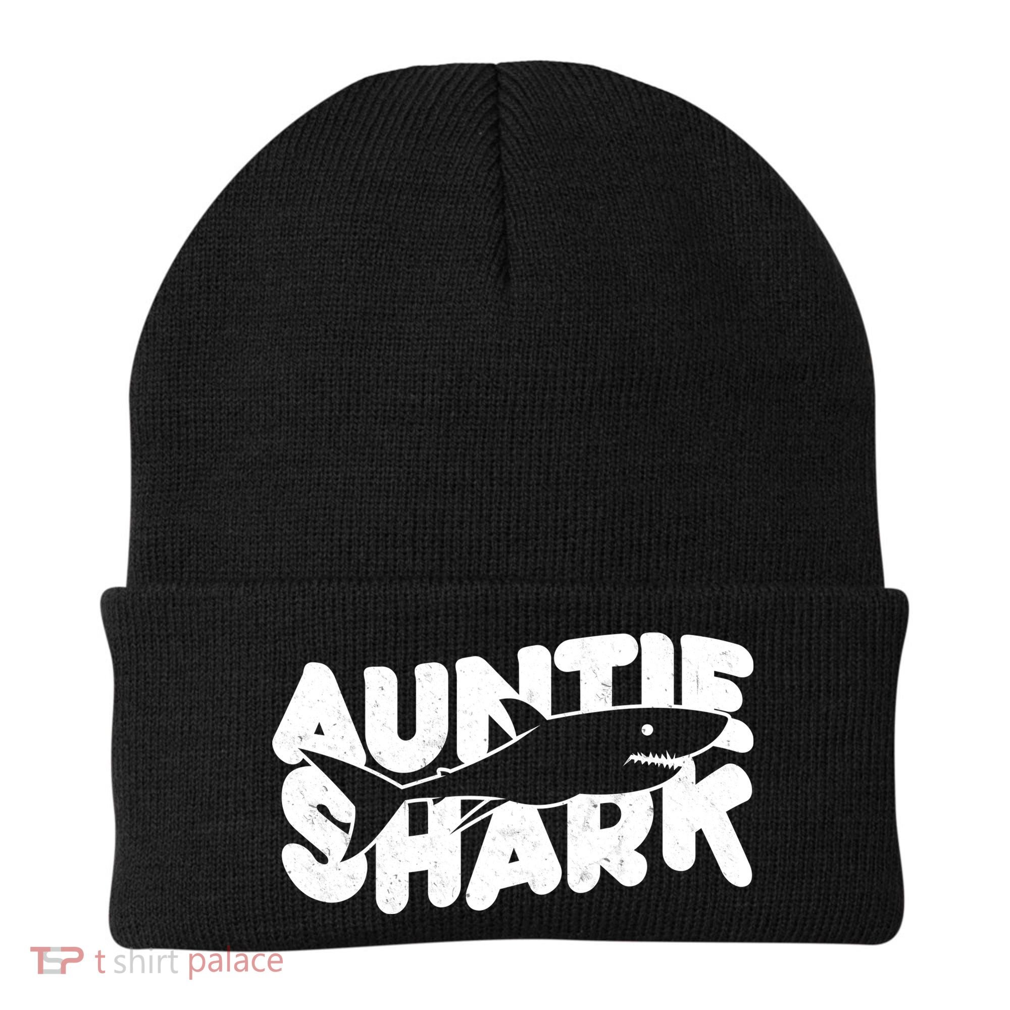 Cute Auntie Shark Beanie