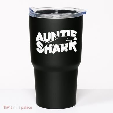 Cute Auntie Shark Tumbler