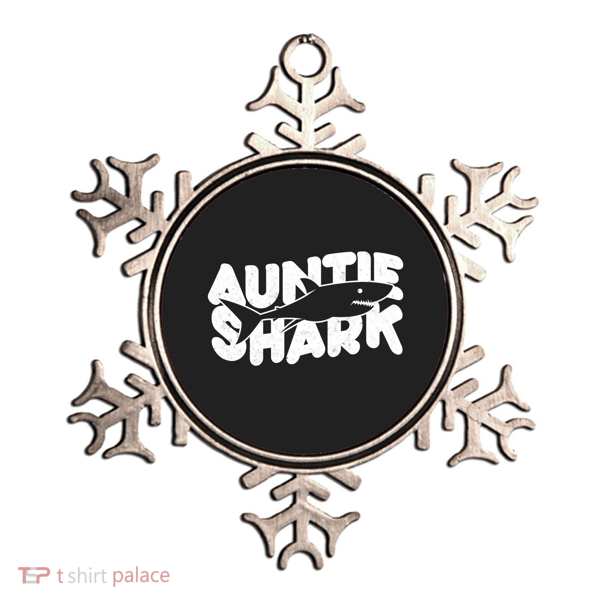 Cute Auntie Shark Ornament