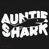 Cute Auntie Shark Ornament thumb 1