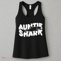 Cute Auntie Shark Women's Tank Top thumb 3