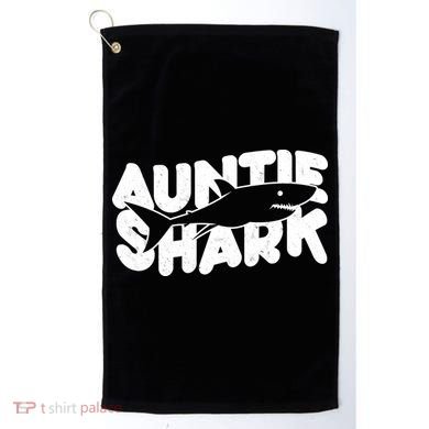 Cute Auntie Shark Golf Towel