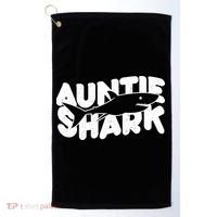 Cute Auntie Shark Golf Towel thumb 0