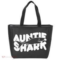 Cute Auntie Shark Tote Bag thumb 0