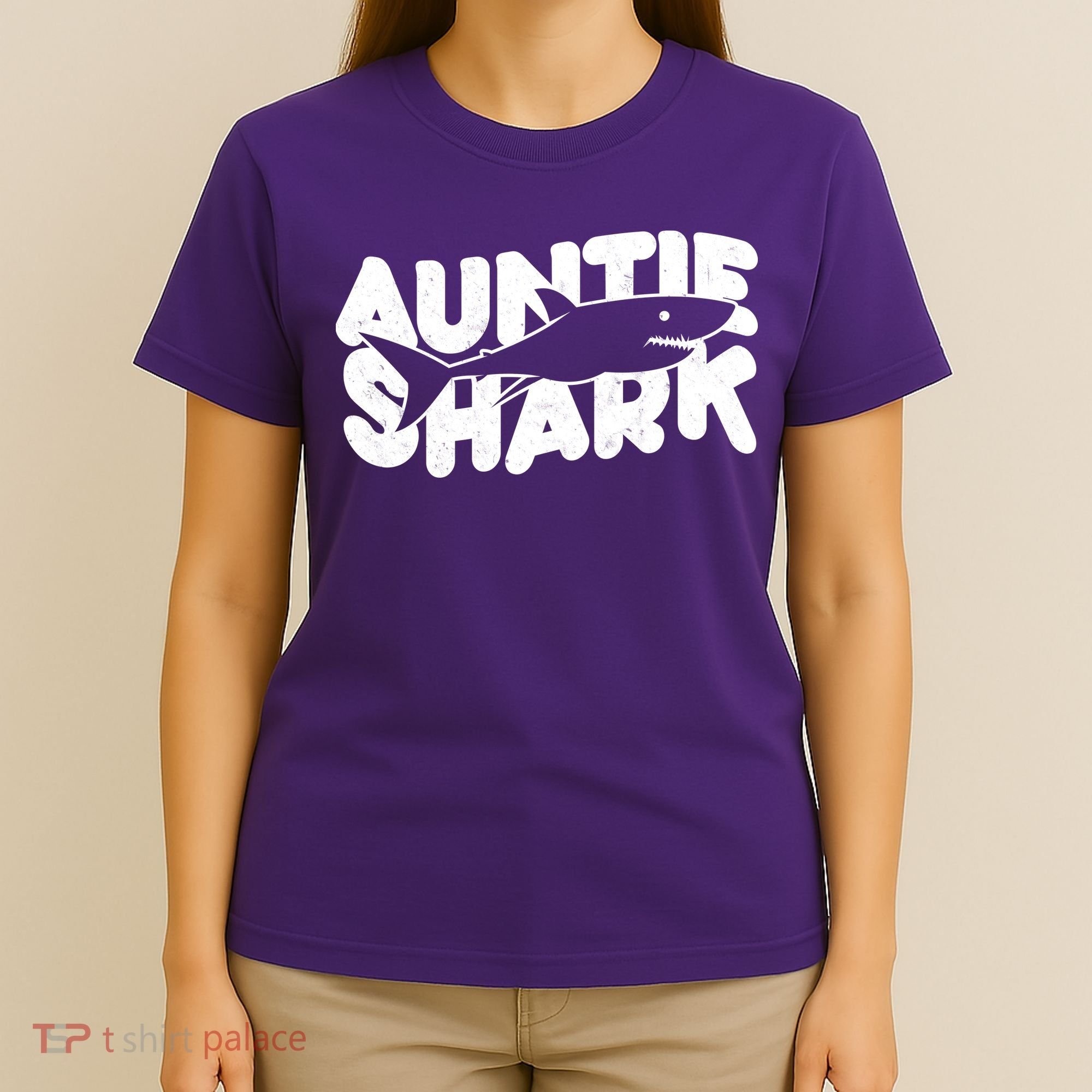 Cute Auntie Shark T-Shirt