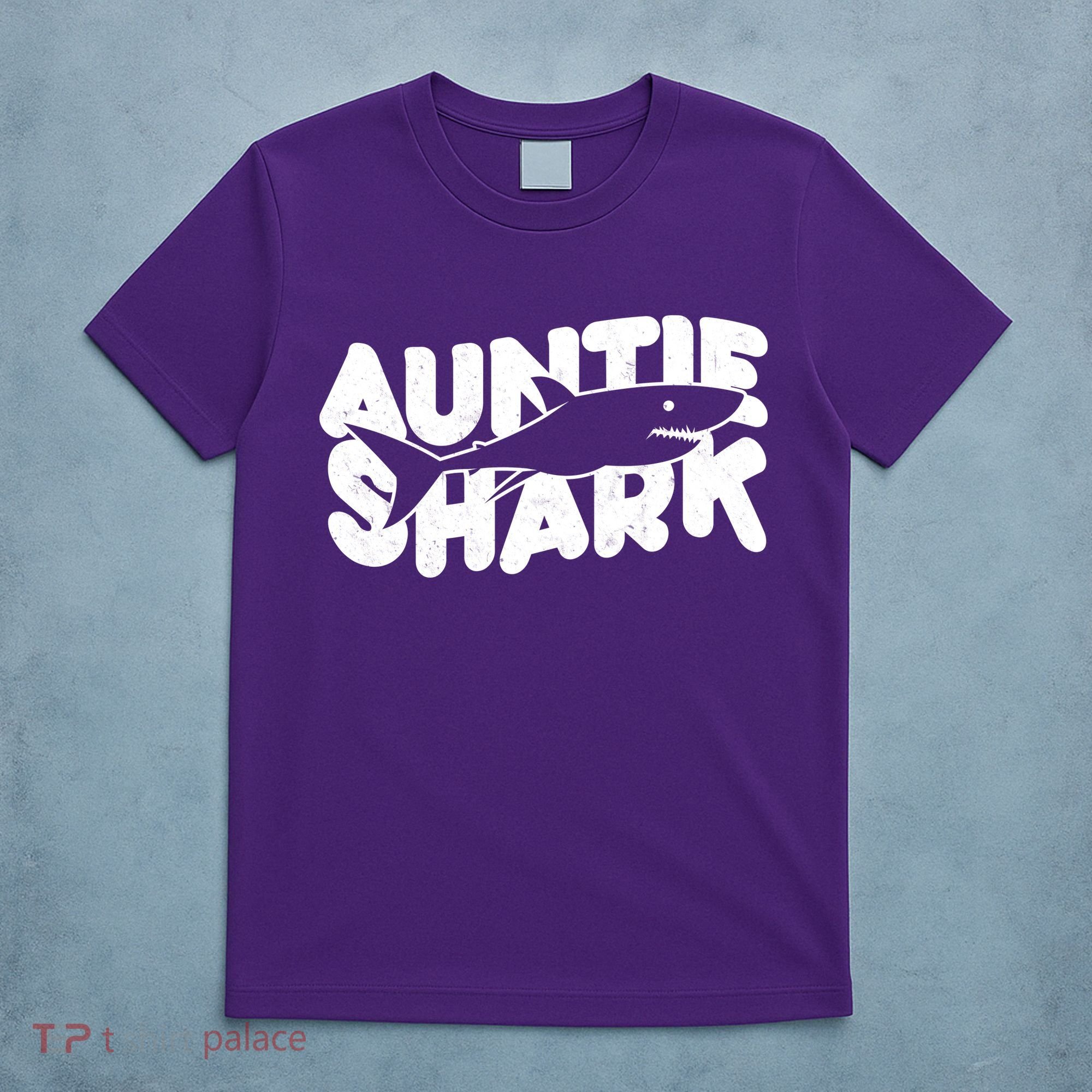 Cute Auntie Shark T-Shirt
