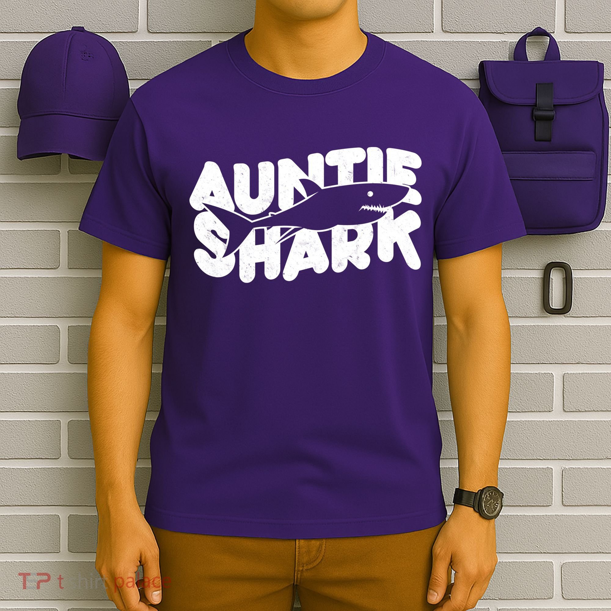 Cute Auntie Shark T-Shirt