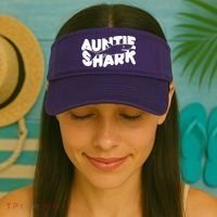 Cute Auntie Shark Visor thumb 2