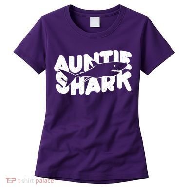 Cute Auntie Shark Women's T-Shirt