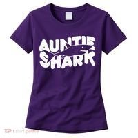 Cute Auntie Shark Women's T-Shirt thumb 0