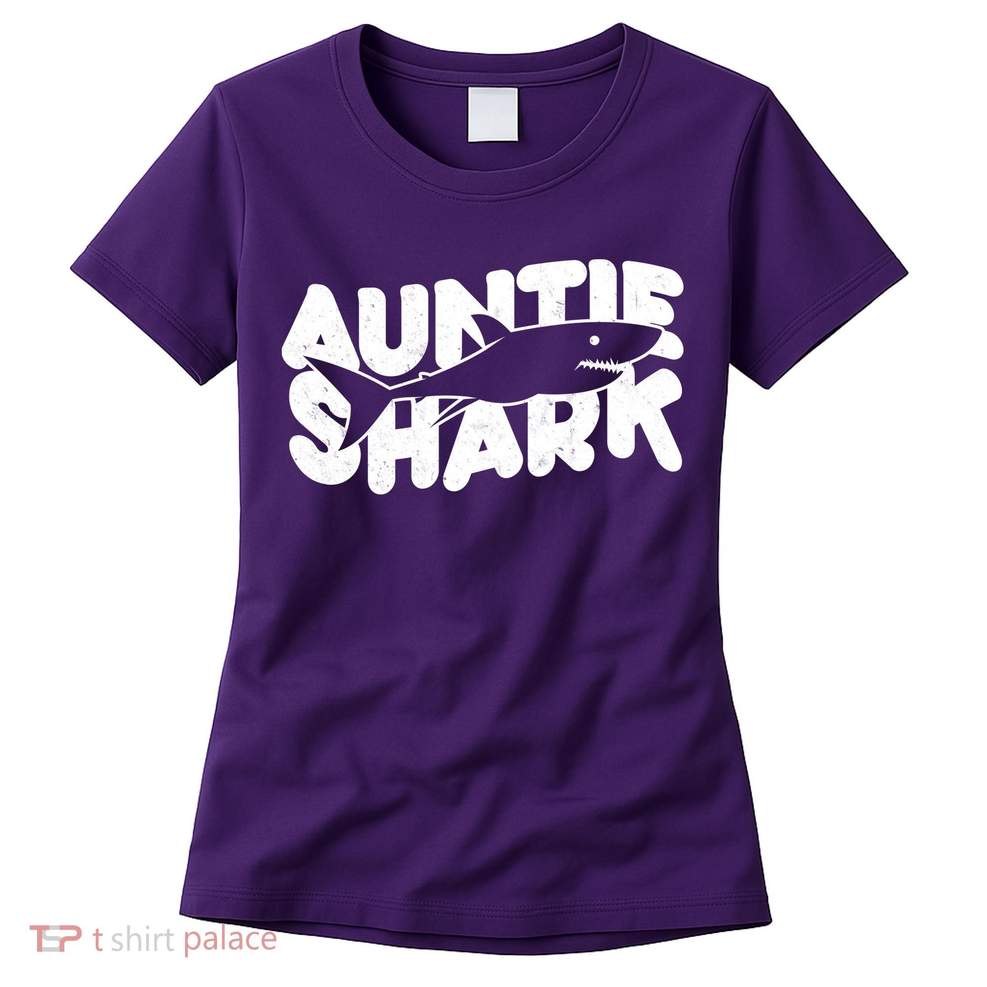 Cute Auntie Shark Women's T-Shirt
