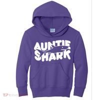 Cute Auntie Shark Kids Hoodie thumb 0
