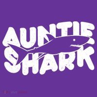 Cute Auntie Shark Kids T-Shirt thumb 4