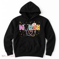 Cute Autumn Fall Patterns Nurse Hoodie thumb 0