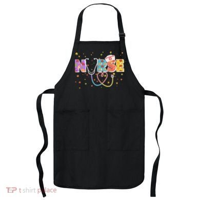 Cute Autumn Fall Patterns Nurse Apron