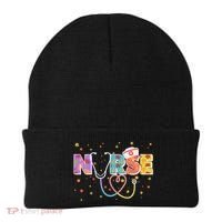 Cute Autumn Fall Patterns Nurse Beanie thumb 0