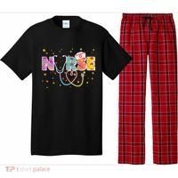 Cute Autumn Fall Patterns Nurse Pajama Set thumb 0