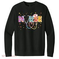Cute Autumn Fall Patterns Nurse V.I.T. Fleece Crew Sweatshirt thumb 0