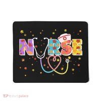Cute Autumn Fall Patterns Nurse Mousepad thumb 0