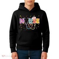 Cute Autumn Fall Patterns Nurse Kids Hoodie thumb 4