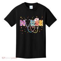 Cute Autumn Fall Patterns Nurse Kids T-Shirt thumb 0