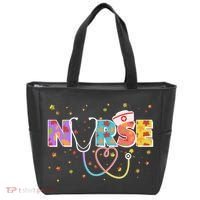 Cute Autumn Fall Patterns Nurse Tote Bag thumb 0