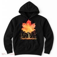 Cute Autumn Maple Leaf Tree Hoodie thumb 0