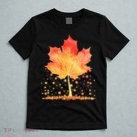 Cute Autumn Maple Leaf Tree T-Shirt thumb 5