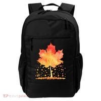 Cute Autumn Maple Leaf Tree Backpack thumb 0