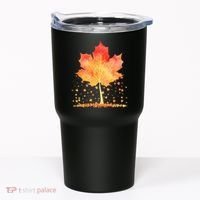 Cute Autumn Maple Leaf Tree Tumbler thumb 0