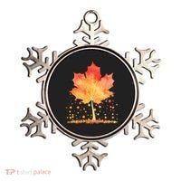 Cute Autumn Maple Leaf Tree Ornament thumb 0