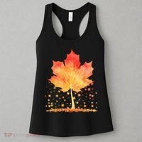 Cute Autumn Maple Leaf Tree Women's Tank Top thumb 3